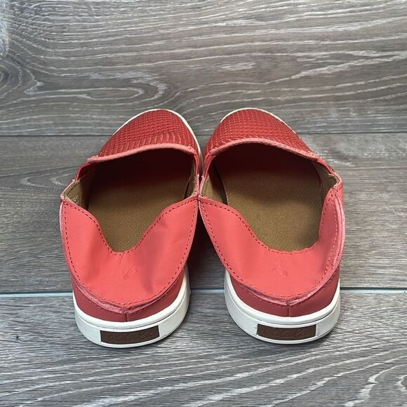 Olukai Pehuea Slip On Coral Women’s Sz 6.5 Mesh Collapsible Heel Sneakers - Picture 11 of 11